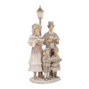 Clayre & Eef Christmas Decoration Figurine 15x11x30 cm Beige Plastic