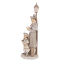 Clayre & Eef Christmas Decoration Figurine 15x11x30 cm Beige Plastic