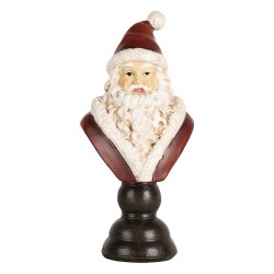Clayre & Eef Décoration de Noël Image Père Noël 7x5x15 cm Rouge Plastique