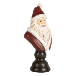 Clayre & Eef Décoration de Noël Image Père Noël 7x5x15 cm Rouge Plastique