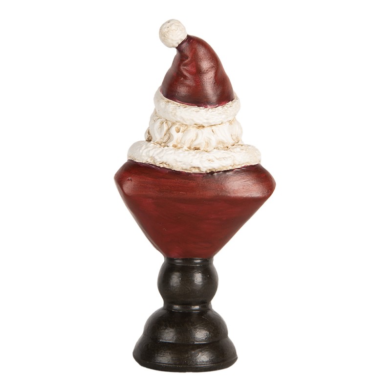 Clayre & Eef Décoration de Noël Image Père Noël 7x5x15 cm Rouge Plastique