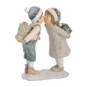 Clayre & Eef Dekorationsfigur Kinder 15x6x18 cm Beige Kunststoff