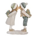 Clayre & Eef Dekorationsfigur Kinder 15x6x18 cm Beige Kunststoff
