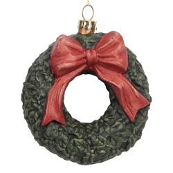 Clayre & Eef Ornamento Natalizio 9x4x11 cm Verde Plastica