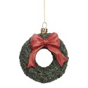 Clayre & Eef Ornamento Natalizio 9x4x11 cm Verde Plastica