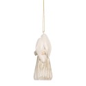 Clayre & Eef Kersthanger Kerstgroep 11 cm Beige Kunststof