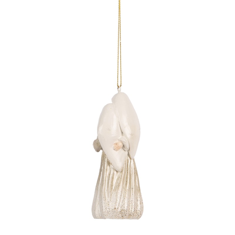Clayre & Eef Kersthanger Kerstgroep 11 cm Beige Kunststof