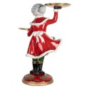 Clayre & Eef Kerstdecoratie Beeld 47x32x62 cm Rood Kunststof