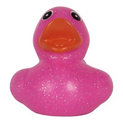 Clayre & Eef Rubber Duck 6 cm Pink Plastic