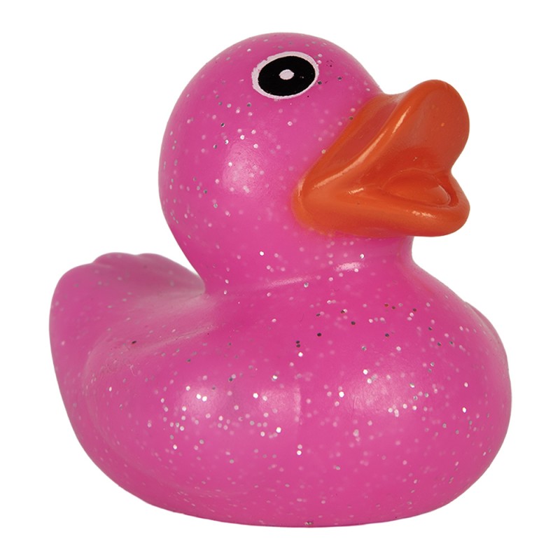 Clayre & Eef Canard en plastique 6 cm Rose Plastique