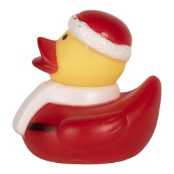 Clayre & Eef Rubber Duck 6 cm Red Plastic
