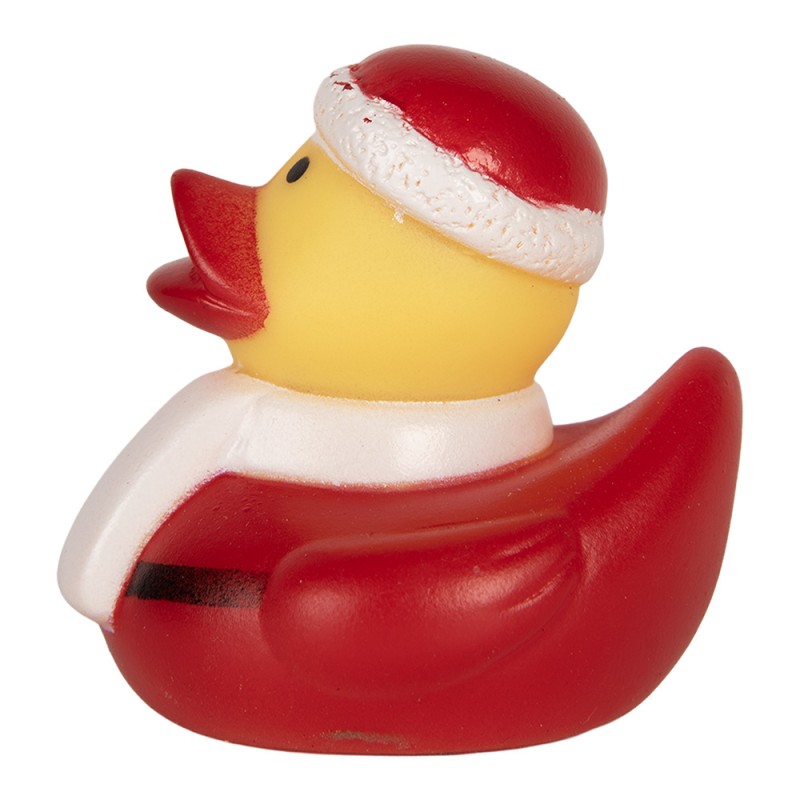 Clayre & Eef Canard en plastique 6 cm Rouge Plastique