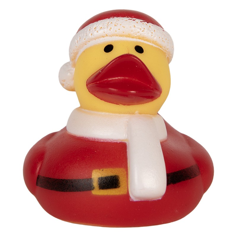 Clayre & Eef Canard en plastique 6 cm Rouge Plastique