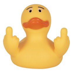 Clayre & Eef Rubber Duck 17 cm Yellow Plastic
