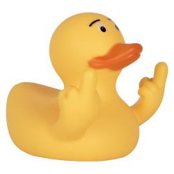 Clayre & Eef Rubber Duck 17 cm Yellow Plastic