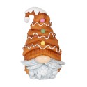 Clayre & Eef Image de décoration Gnome 9x8x13 cm Marron Plastique