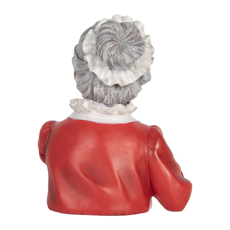Clayre & Eef Kerstdecoratie Beeld 19x18x23 cm Beige Kunststof
