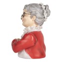 Clayre & Eef Kerstdecoratie Beeld 19x18x23 cm Beige Kunststof