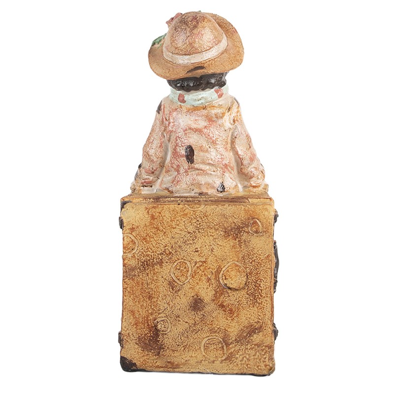 Clayre & Eef Boekensteunen Set van 2 Kinderen 19x10x22 cm Bruin Kunststof