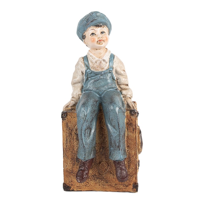 Clayre & Eef Boekensteunen Set van 2 Kinderen 19x10x22 cm Bruin Kunststof