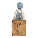 Clayre & Eef Boekensteunen Set van 2 Kinderen 19x10x22 cm Bruin Kunststof