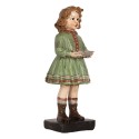 Clayre & Eef Decoratie Beeld Kind 9x8x21 cm Groen Kunststof