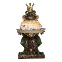 Clayre & Eef Decoratie Beeld Kikker 16x15x28 cm Groen Kunststof
