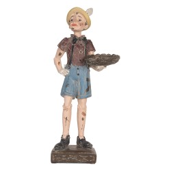 Clayre & Eef Decorative Figurine Pinocchio 14x10x31 cm Beige Plastic