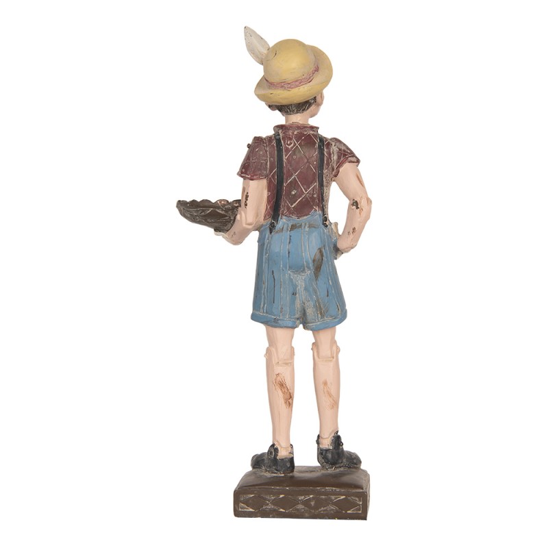 Clayre & Eef Decorative Figurine Pinocchio 14x10x31 cm Beige Plastic