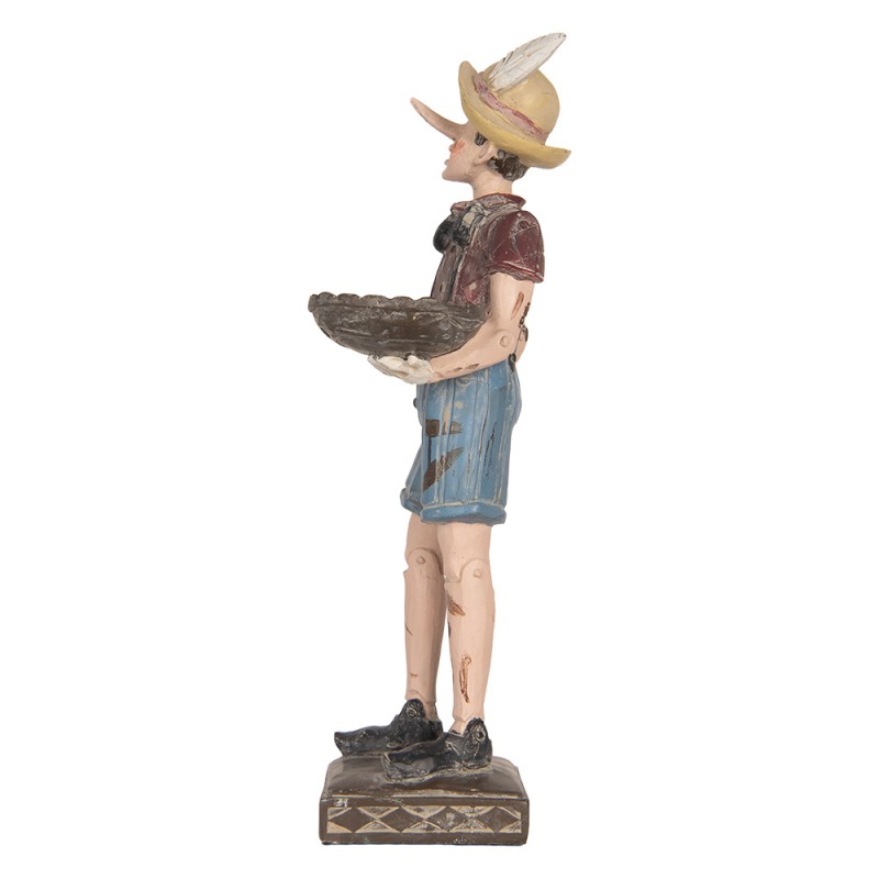 Clayre & Eef Decorative Figurine Pinocchio 14x10x31 cm Beige Plastic