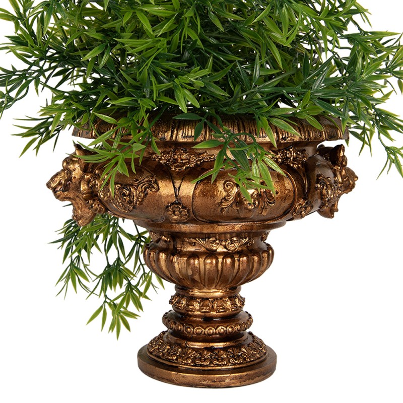 Clayre & Eef Bloempot 26x22x21 cm Goudkleurig Kunststof