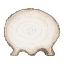 Clayre & Eef Kerstdecoratie Beeld Kerstgroep 18x4x15 cm Bruin Kunststof