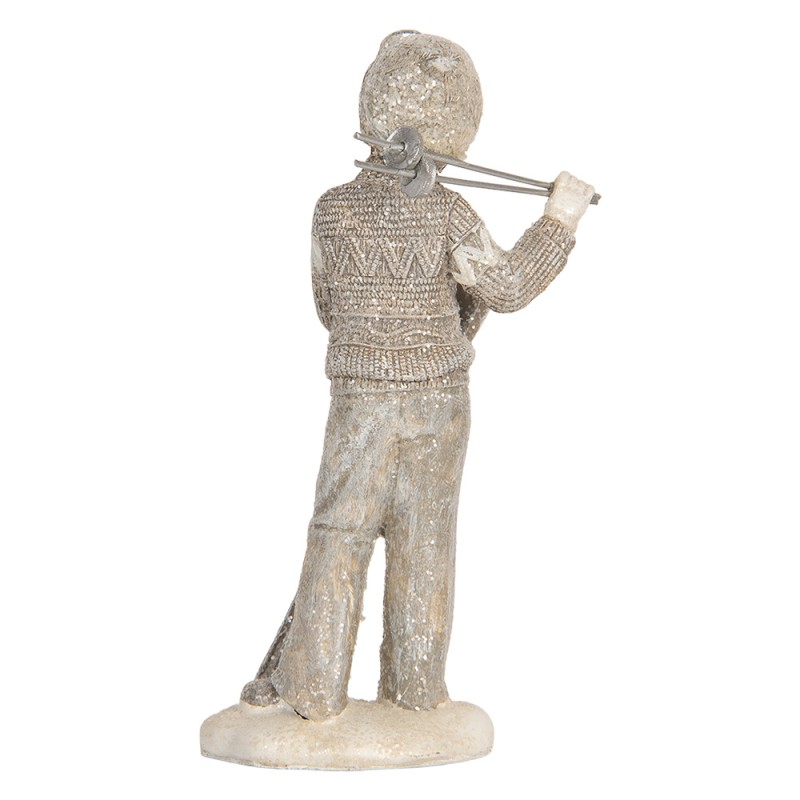 Clayre & Eef Image de décoration Enfants 8x7x15 cm Gris Plastique