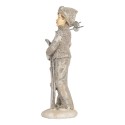 Clayre & Eef Image de décoration Enfants 8x7x15 cm Gris Plastique