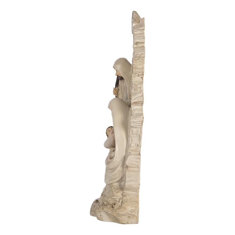 Clayre & Eef Christmas Decoration Figurine Nativity Scene 15x7x24 cm Beige Plastic
