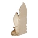 Clayre & Eef Weihnachtsdekorationsfigur Krippe 24x8x27 cm Beige Kunststoff
