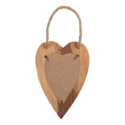 Clayre & Eef Bilderrahmen 10x15 cm Braun Holz