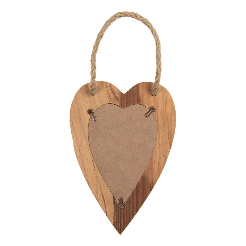 Clayre & Eef Bilderrahmen 10x15 cm Braun Holz