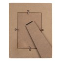 Clayre & Eef Bilderrahmen 10x15 cm Braun Weiß Holz