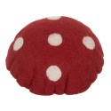 Clayre & Eef Décoration Champignon 12x12x15 cm Rouge Feutre