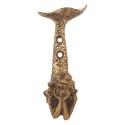 Clayre & Eef Wall Hook 5x3x10 cm Gold colored Metal