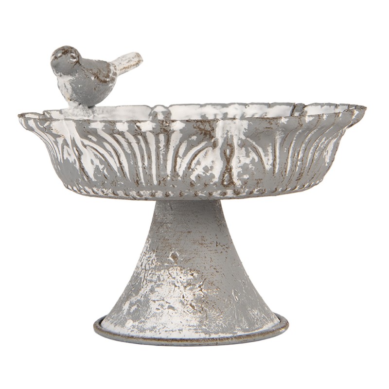 Clayre & Eef Etagere 13x12x10 cm Grigio Metallo