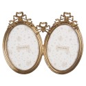 Clayre & Eef Photo Frame 9x13 cm Gold colored Plastic