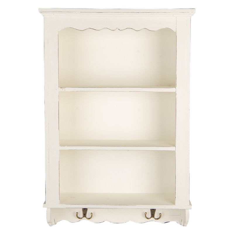 Clayre & Eef Wandkast 46x14x67 cm Bruin Hout