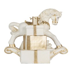 Clayre & Eef Christmas Tree Stand 47x30x40 cm White Ceramic