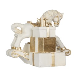 Clayre & Eef Christmas Tree Stand 47x30x40 cm White Ceramic