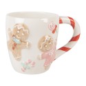 Clayre & Eef Mug 350 ml White Ceramic