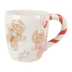 Clayre & Eef Mug 350 ml White Ceramic