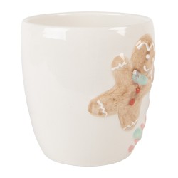 Clayre & Eef Mug 350 ml White Ceramic
