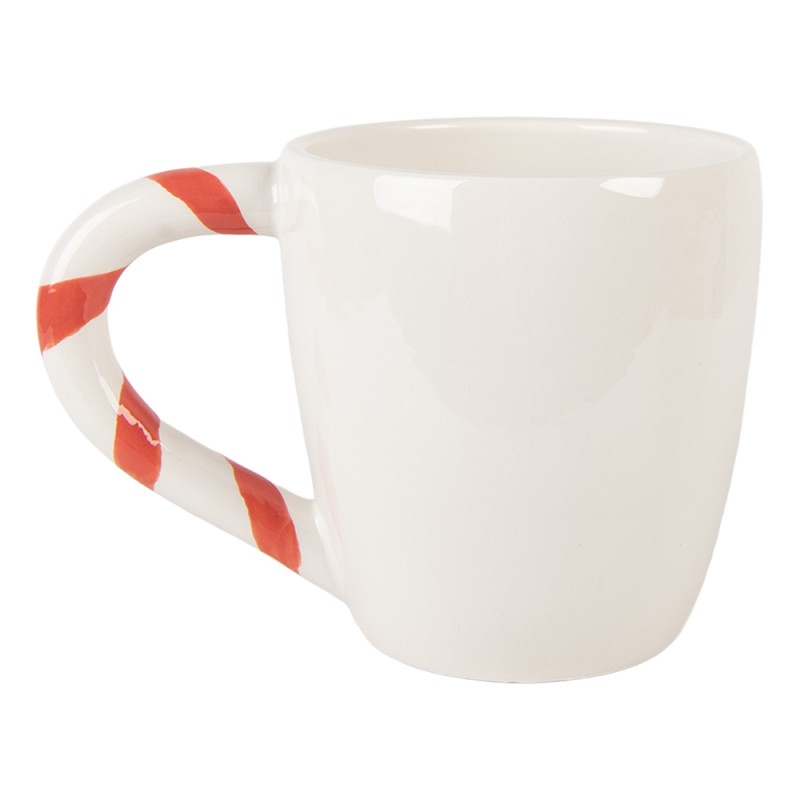 Clayre & Eef Mug 350 ml White Ceramic